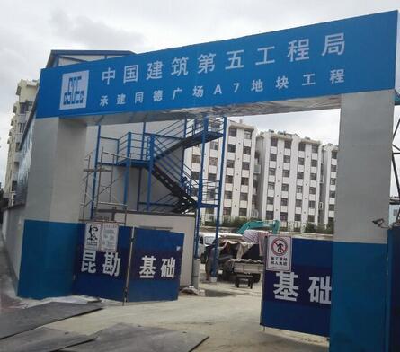 T式板房整排布置